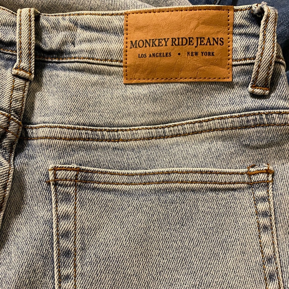Monkey ride jeans light blue wash ✨